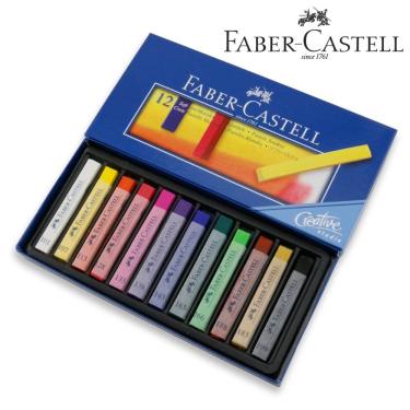 Imagem de Pastel Seco Faber Castell Creative Studio Longo - Estojo 012 Cores 128312