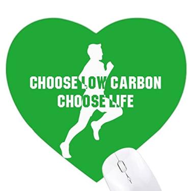 Imagem de Choose Low Carbon Choose Life Mouse pad de borracha para escritório