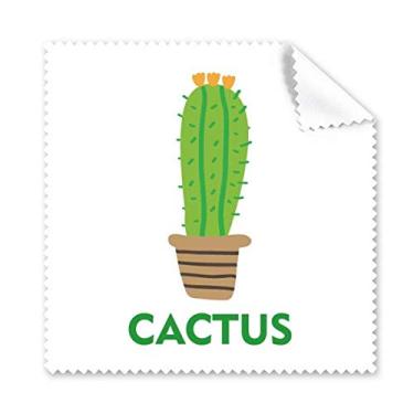 Imagem de Pano de limpeza para suculentas de cacto verde, 5 peças