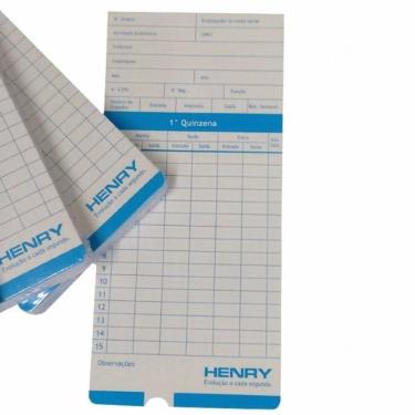 Imagem de Cartão Ponto Relógio Cartográfico Henry Plus 100 Unidades