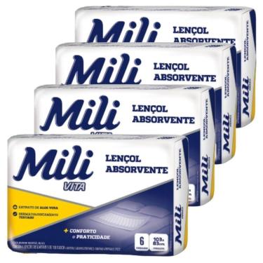 Imagem de Lençol Descartável Absorvente 4 Pacotes para Adulto