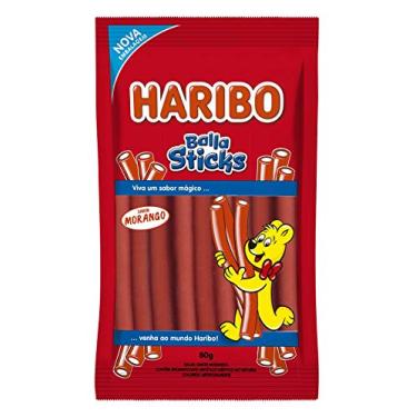 Imagem de HARIBO Bala De Gelatina Balla Sticks Morango 80G