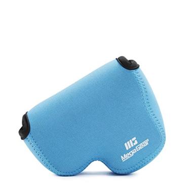 Imagem de Bolsa de neoprene Megagear "Ultra Light" com mosquetão para câmera digital Nikon Coolpix B500, Azul