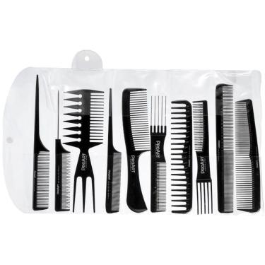 Imagem de Kit de Pentes Profissionais 10 Unidades ProArt