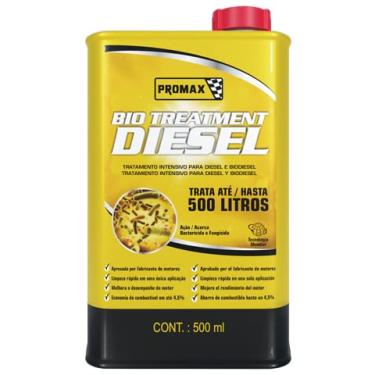 Imagem de Bardahl - Bio Treatment Diesel - Aditivo Descarbonizante para Diesel e Biodiesel - Trata até 500L com 500ml | Restauro de eficiência | Economia de combustível | Recupera padrão de emissões.