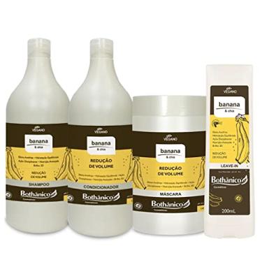 Imagem de Kit Banana e Chia Bothânico Shampoo Cond Másc 1 Lt+ Leave In
