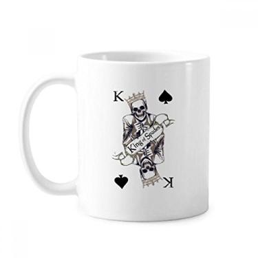 Imagem de Utensílios de jogo de cartas padrão caneca cerâmica xícara de porcelana café louça