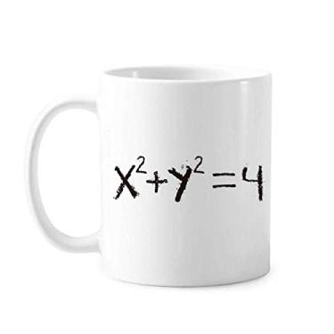 Imagem de Caneca Math Kowledge Equation of Circle cerâmica xícara de porcelana café louça