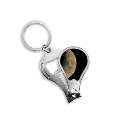 Imagem de Cortador de unhas Half Planet Dark Night Sky abridor de chaveiro tesoura