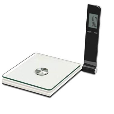 Imagem de balança de comida digital balança de cozinha digital balança de cozinha dobrável, muito adequada para cozinhar, balança de cozinha com visor de fácil leitura
