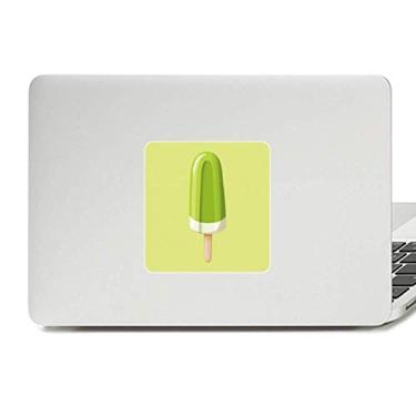 Imagem de Adesivo de vinil paster para laptop com picolé verde de feijão mung picolé sorvete doce decoração de PC