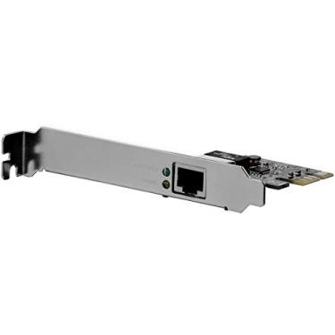 Imagem de StarTech. com 1 porta PCIe Gigabit adaptador de rede NIC cartão - perfil duplo - adaptador de desktop Gigabit REV E Intel 6 chip suporte (ST1000SPEX2)