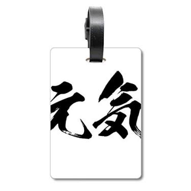 Imagem de Healthy High Sprite em bolsa de mala japonesa com etiqueta para cartão de bagagem