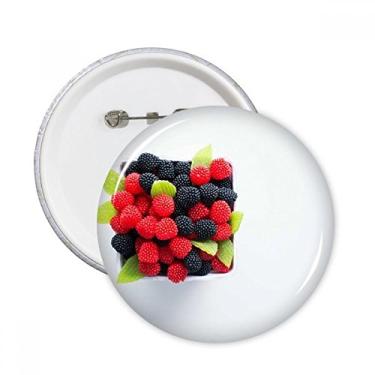Imagem de Imagens de frutas vermelhas temperadas com fotografia, pinos redondos, emblema, botões, decoração de roupas, 5 peças, presente