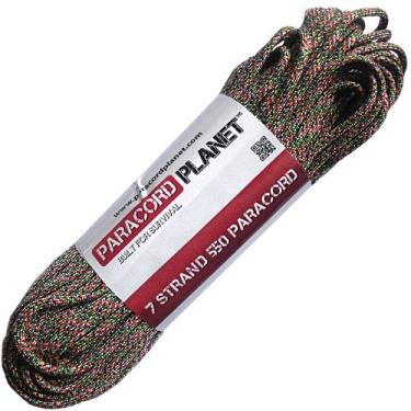 Imagem de Paracord Planet 250 kg de segurança tipo III comercial Paracord cores sortidas (aleatório, 30 metros)