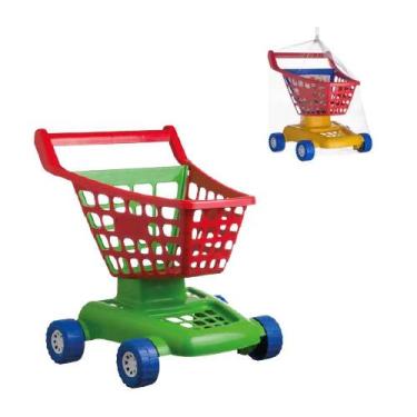 Imagem de Carrinho De Compras Supermercado Loja Infantil Brinquedo Divertido Min