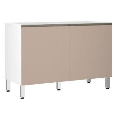 Imagem de Balcão De Pia Sem Tamp 120cm Branco Com Connect