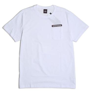 Imagem de Camiseta Independent Especial Bar Logo Pocket Branco-Unissex