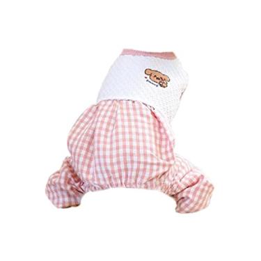 Imagem de Roupas para gatos apenas para gatos, roupas para cães com pernas para animais de estimação, macacões, calças e coletes, conjunto de acessórios para gatos, apenas para gatos, meninos e meninas, fantasias masculinas para cães pequenos com
