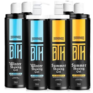 Imagem de Kit 03 Shaving Gel Winter + 03 Summer Gel Shaving Bth 750Ml