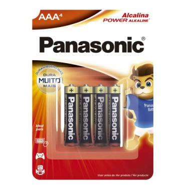 Imagem de Panasonic Pilha Alcalina Palito Aaa Com 4 Lr03Xab/4B192 Pacote De 4