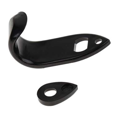 Imagem de Durable Plastic Sax Thumb Rest with Screw for Alto/Soprano/Tenor Saxophone Accessory Blackcoding/287