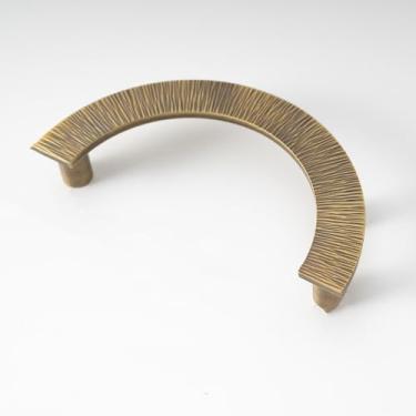 Imagem de Puxador de meia lua de bronze, martelo artesanal, maçaneta da porta do armário, gaveta, móveis, acessórios de cozinha, c, 5924,128mm