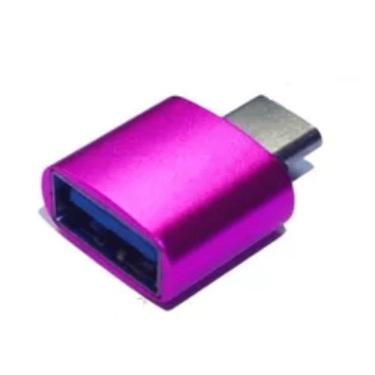 Imagem de Adaptador Usb Tipo C V8 macho 3.0 P/ Usb Fêmea 3.0 TYPE-C OTG