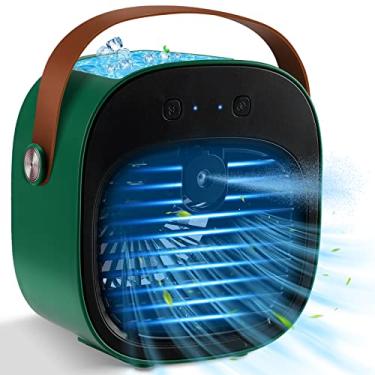 Imagem de VEEST Ventilador de Ar Condicionado Portátil Recarregável com 3 Velocidades, Refrigerador de Ar Pessoal Silencioso, Ideal para Casa, Quarto, Viagem, Carro e Escritório