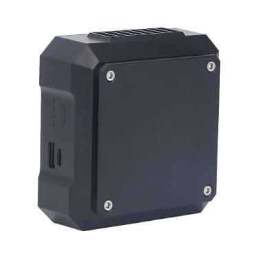 Imagem de TOPINCN Ventiladores de clipe de cintura, ventiladores de corpo de alça de de 3 velocidades para caminhadas (preto)