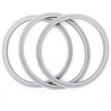 Imagem de 3 peças de reposição para espremedor de silicone anel de vedação de borracha para peças de reposição NutriBullet 600W 900W