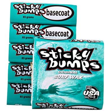Imagem de Sticky Bumps Base Coat Cera para prancha de surfe, pacote com 6