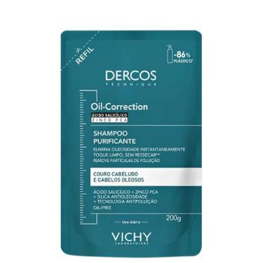 Imagem de Vichy Dercos Oil-Correction Shampoo Purificante Cabelos Oleosos Refil