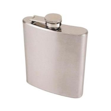 Imagem de Cantil Porta Bebida Whisky Aço Inox 230 mL-Unissex