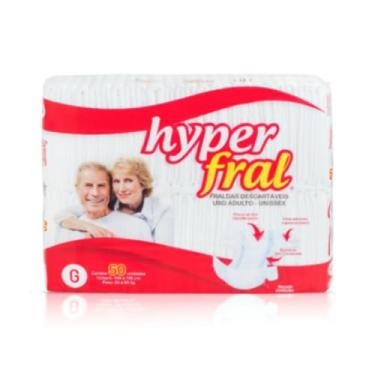 Imagem de Fralda Geriátrica HyperFral Hiper G 50 Unidades