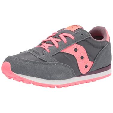 Imagem de Saucony Unisex - Child's Jazz Double Hook Loop Tênis, Dark GreyCoral, 3 M US