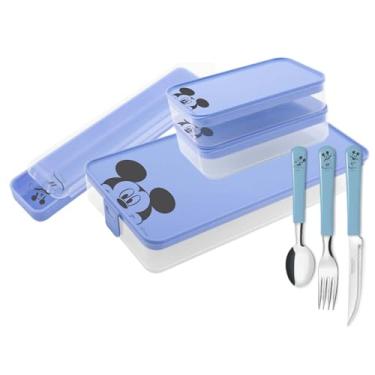Imagem de Kit Marmita para Refeição Simonaggio Disney Mickey - 7 Peças