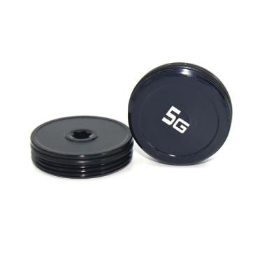 Imagem de RunzeFeng Pesos de taco de golfe 2 peças 5g/10g/15g/20g/25g/30g/35g/40g Substituir para 24 modelos AI Odyssey Putters (preto, 2 peças, 5 g)