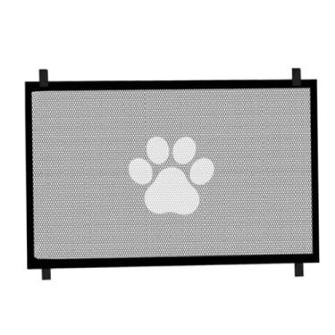 Imagem de Baoblaze Cerca segura interna portátil do filhote de cachorro da porta dos cães da cerca do animal de estimação da porta do cão da malha para o quintal da, estilo B