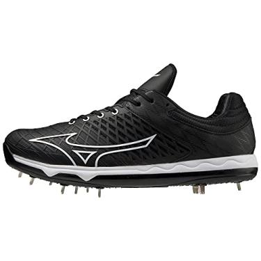 Imagem de Mizuno Tênis de beisebol masculino Speedrevo Ace, Preto/branco, 38