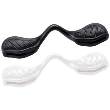 Imagem de BLAZERBUCK Almofadas de reposição para nariz Oakley Radar EV Path/Radar Path/RadarLock Path/Radar Pace OJ9001 OO9182 OO9183 OO9184 OO9208 OO9211 OO9333 Óculos de sol - ajuste asiático preto + branco