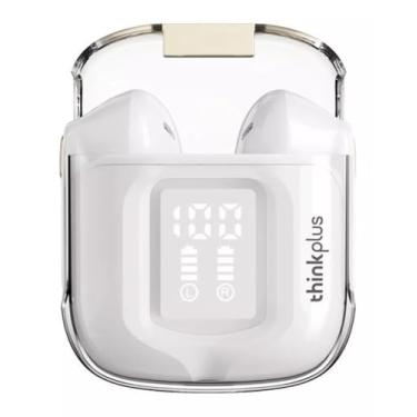 Imagem de Fone de Ouvido Bluetooth Sem Fio LEN0V0 Thinplus LP6 Pro | Bluetooth 5.3 TWS HIFI LED | Baixa Latência em Jogos | True Wireless Sport Headset | Touch Control | Microfone (Branco)