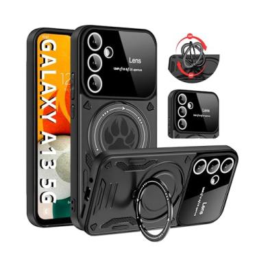 Imagem de Capa Capinha Armor Anti Choque Ring Luxo Para Galaxy A13 5G (Tela 6.6) + Anel Giratório + Proteção De Câmera - Proteção Militar