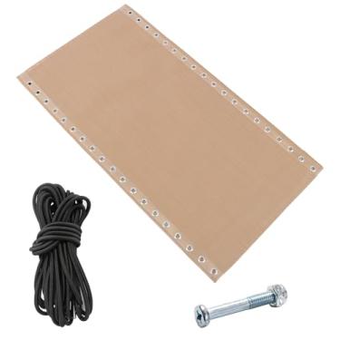 Imagem de Tecido de substituição de cadeira de gravidade zero de 43 cm, 48 cm, 53 cm de largura, pano de reparo com 4 parafusos de substituição para cadeira de gravidade, acessórios de cadeira de gravidade zero