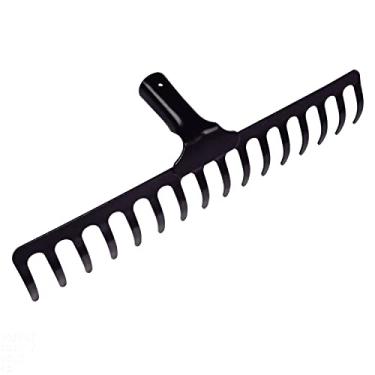 Imagem de Tramontina Ancinho Metálico Curvo Leve, 16 Dentes, Sem Cabo