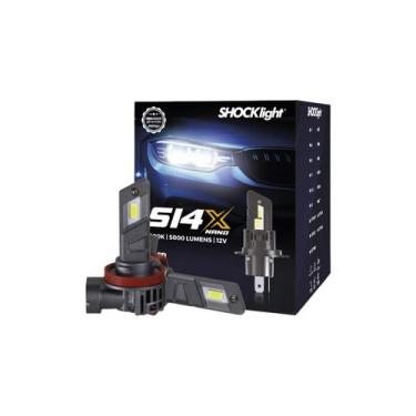 Imagem de Kit LED H11 S14x Nano 6500K Farol Automotivo Super Brilho - SHOCKLIGHT