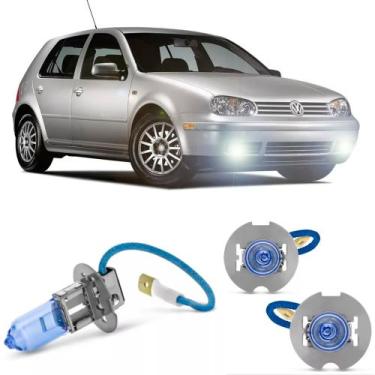 Imagem de Lampada Super Branca Farol Milha H3 Vw Golf Mk4 Sapão 99 - 06 - Tech O