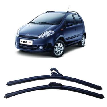 Imagem de Par De Palhetas Limpador De Parabrisa Dianteiro Chery Face 2010 ate 20