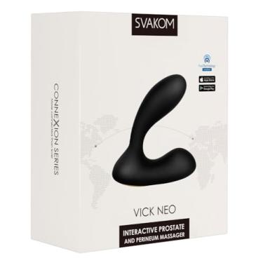 Imagem de Svakom Vick Neo - Estimulador De Próstata Ou Clitóris Interativo Com App, SVAKOM, Preto
