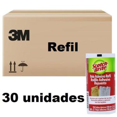 Imagem de Kit com 30 Refil Rolo Adesivo SCOTCH Brite - 3M